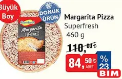 SUPERFRESH MARGARİTA PİZZA 460 G SUPERFRESH MARGARİTA PİZZA 460 G
